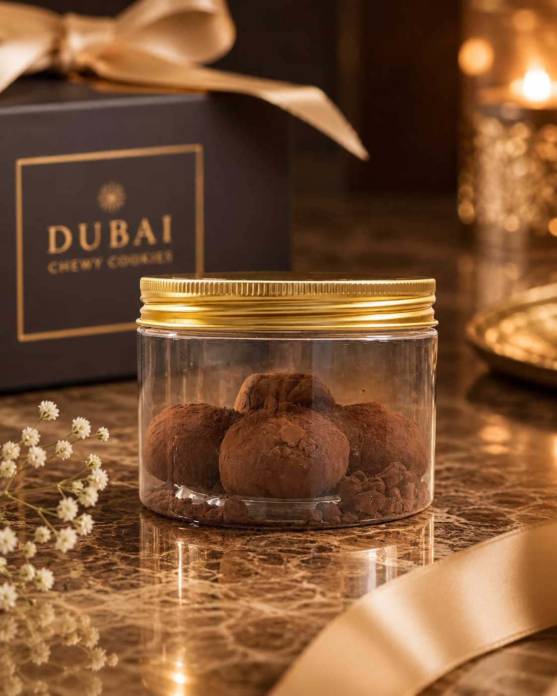 4-Pieces Gifting Box: Original Mini Dubai Chewy Cookie (18g per pcs)